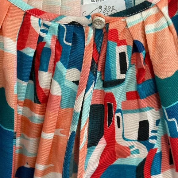 Corey Lynn Calter Free People Lola top Capri Print Small NWT - Picture 9 of 10